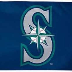 Seattle Mariners Logo Sport Flag 3X5Ft Banner USA Polyester with Brass Grommets