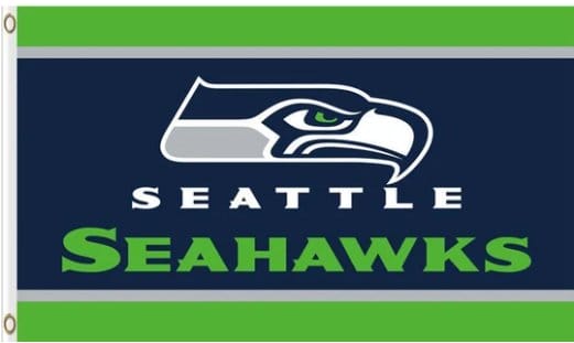 Seattle Seahawks Club Logo Flag 3X5 Ft Polyester Banner USA 90x150cm