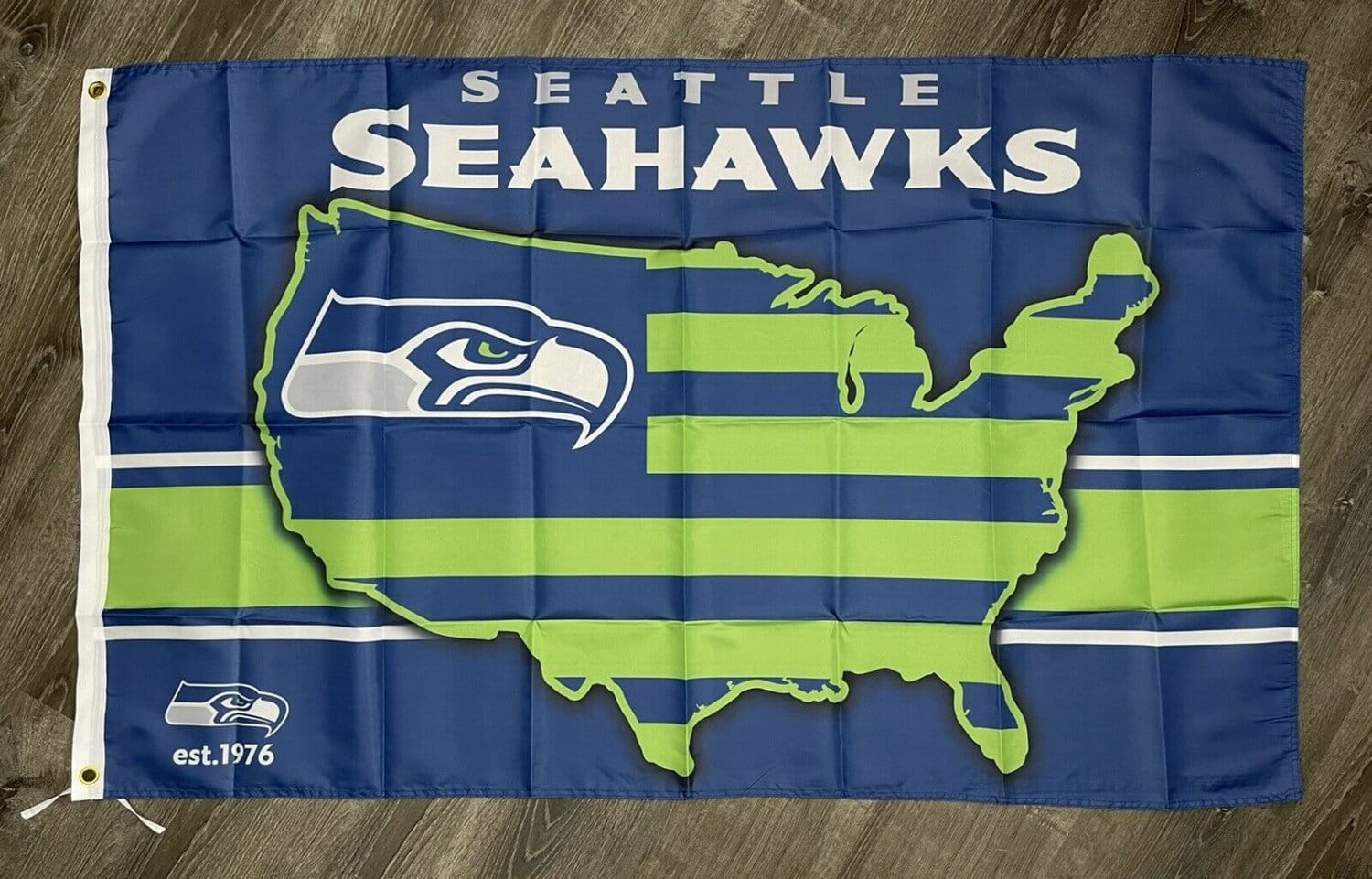 Seattle Seahawks Flag 3x5 ft Sports Football Banner Man-Cave Garage