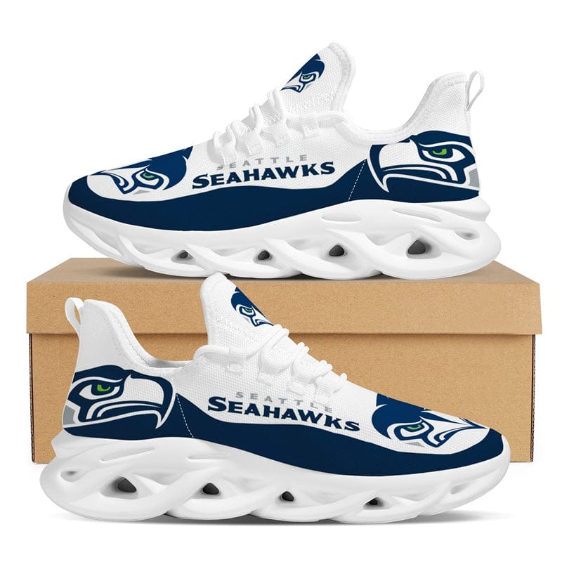 Alternative view of Seattle Seahawks Sneakers Shoes Elevate Your Every Step
