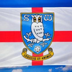 Sheffield Wednesday Football Club Flag White 3x5ft Banner Polyester