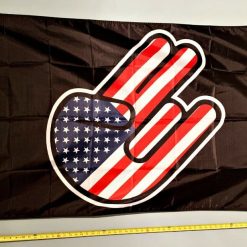 Shocker USA Flag Funny Sign Cool Poster USA Sign 3x5'