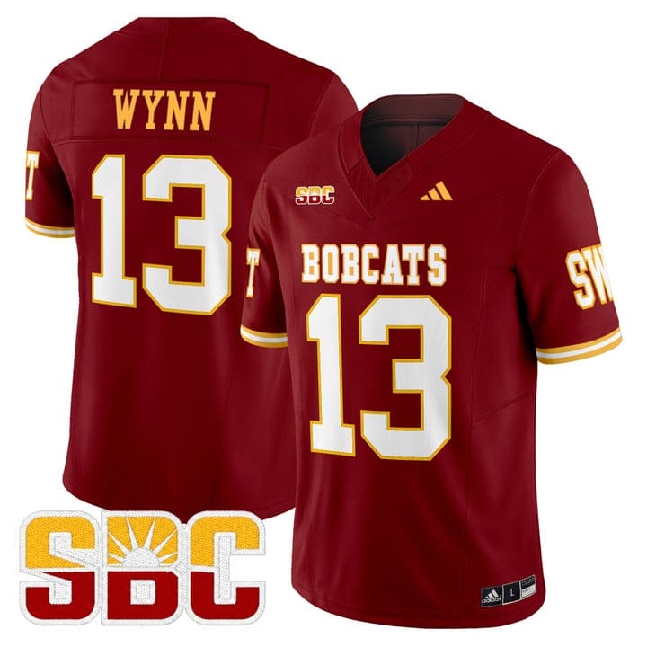 Spergon Wynn Jersey #13 Texas State Bobcats 2025 Limited Stitched - Image 4