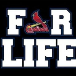 St. Louis Cardinals For Life Flag 3X5Ft Banner USA Polyester with Brass Grommets
