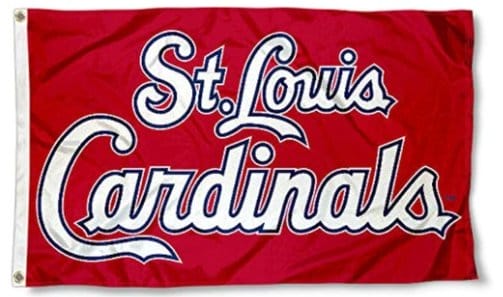 St. Louis Cardinals Logo US Flag 3X5Ft Banner USA Polyester with Brass Grommets