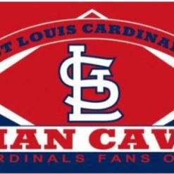 St. Louis Cardinals Man Cave US Flag 3X5Ft Banner USA Polyester with Brass Grommets