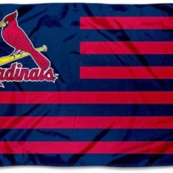 St. Louis Cardinals Nation US Flag 3X5Ft Banner USA Polyester with Brass Grommets