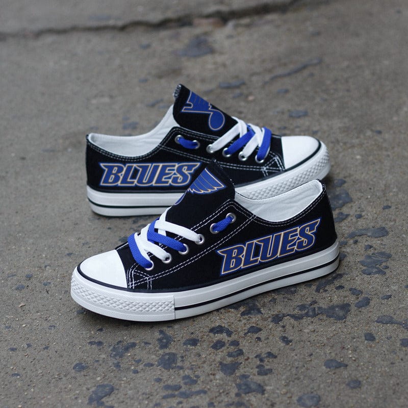 St. Louis Blues Low Top Canvas Sport Sneakers Shoes For Men Women Fans - Image 7