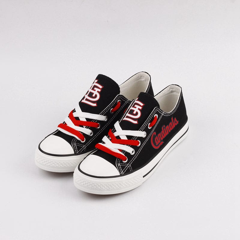 Alternative view of St. Louis Cardinals Limited Print Low Top Canvas Shoes Sport Sneakers For Men Women Fans