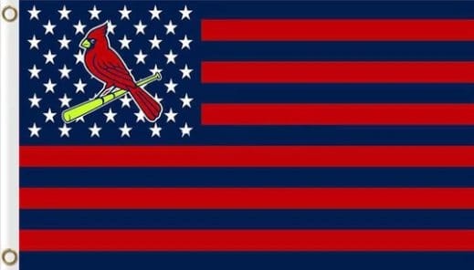 St Louis Cardinals Flag 3X5Ft Banner USA Polyester with Brass Grommets