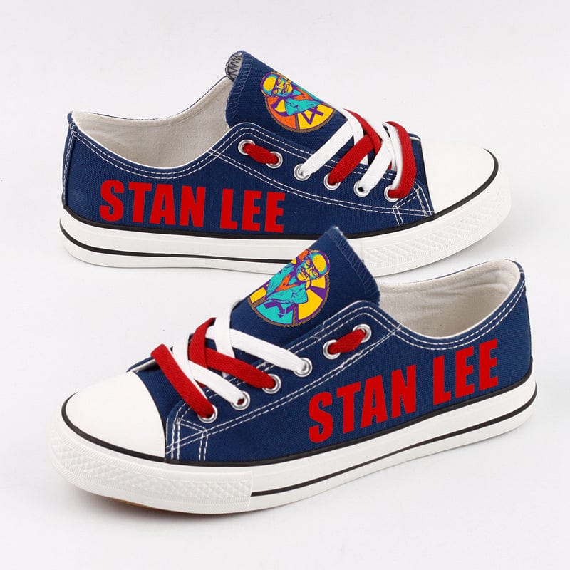 Stan Lee Low Top Canvas Sport Sneakers Shoes For Men Women Fans - Image 4