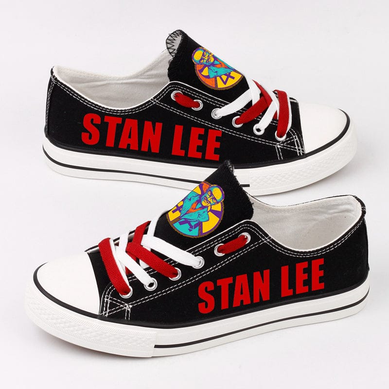 Stan Lee Low Top Canvas Sport Sneakers Shoes For Men Women Fans - Image 5