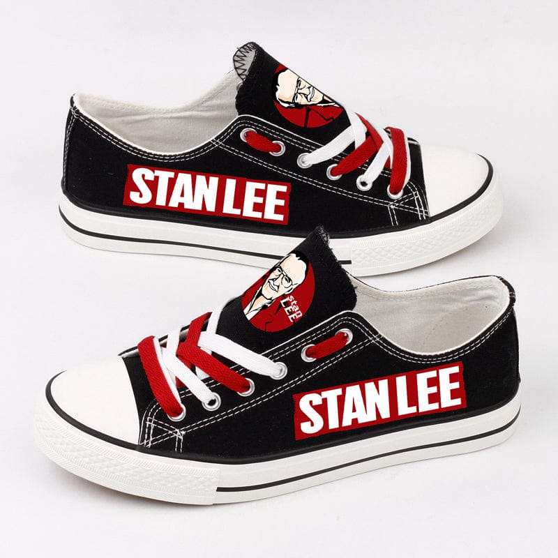 Stan Lee Low Top Canvas Sport Sneakers Shoes For Men Women Fans - Image 6