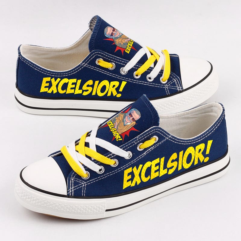 Stan Lee Low Top Canvas Sport Sneakers Shoes For Men Women Fans - Image 7