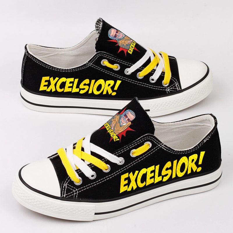 Stan Lee Low Top Canvas Sport Sneakers Shoes For Men Women Fans - Image 8