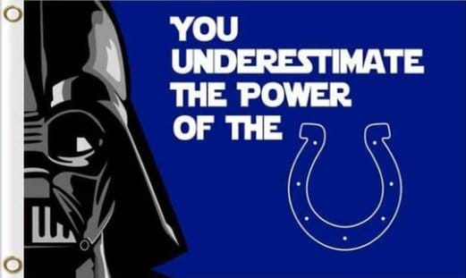 Star Wars Indianapolis Colts Flag 3X5 Ft Polyester Banner USA 90x150cm