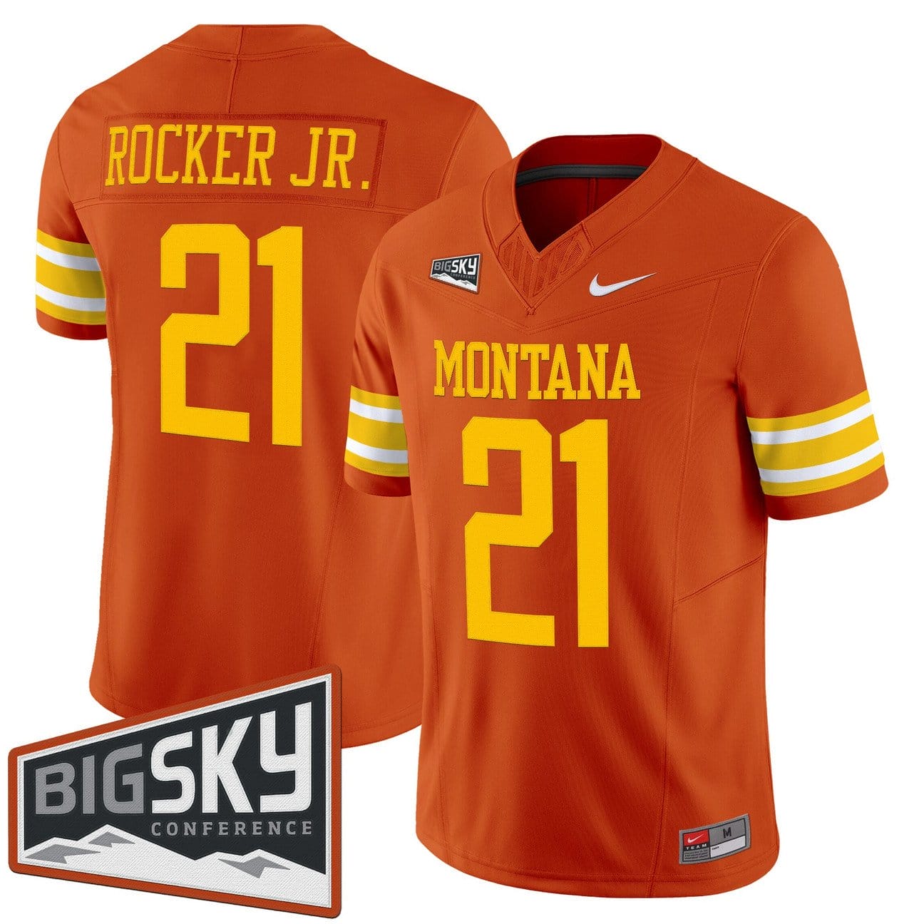 Stevie Rocker Jr Jersey #21 Montana Grizzlies 1995 Throwback Vapor Limited Stitched - Image 2