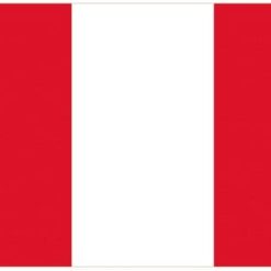 Stoke City Red and White Tricolour Flag 3x5ft Banner Polyester