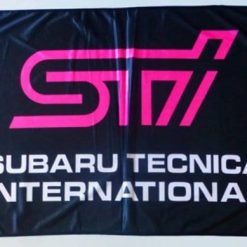 Subaru Black Flag 3X5 Ft Polyester Banner USA 90x150cm