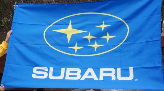 Subaru Blue Flag 3X5 Ft Polyester Banner USA 90x150cm