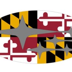 Subaru Maryland Flag Overlay Set Flag 3X5 Ft Polyester Banner USA 90x150cm