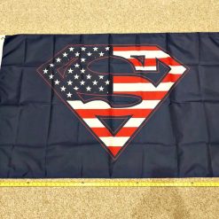 Superman USA Flag Super Women Marvel Rare Banner Poster 3x5ft