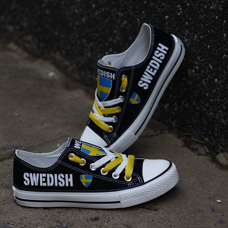 Swedish Rican Canvas Sneakers Shoes For Men Women Fans