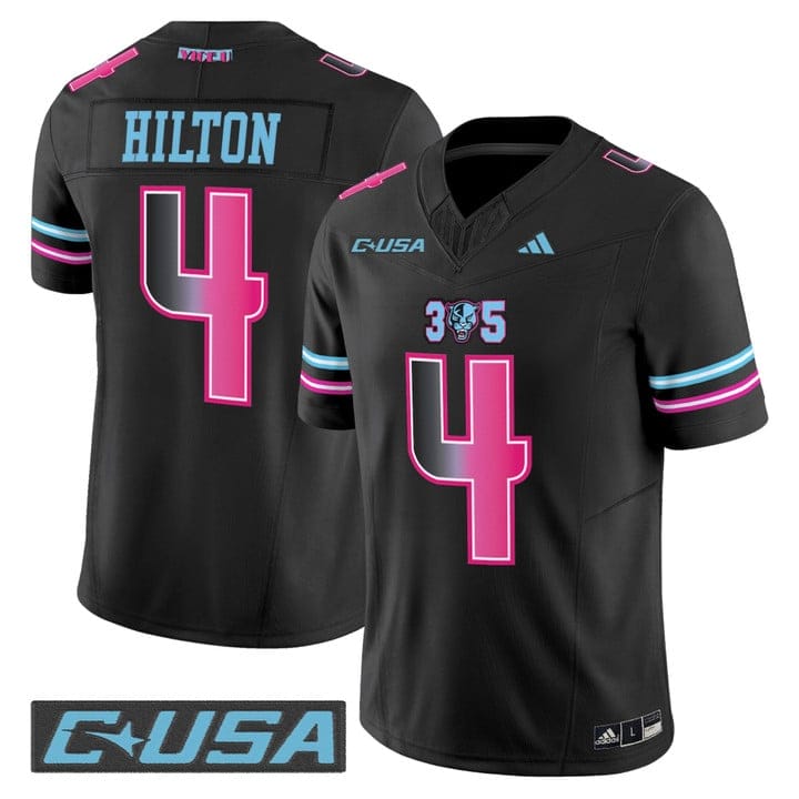 T.Y. Hilton Jersey #4 Florida International Panthers 2025 Stitched - Image 4