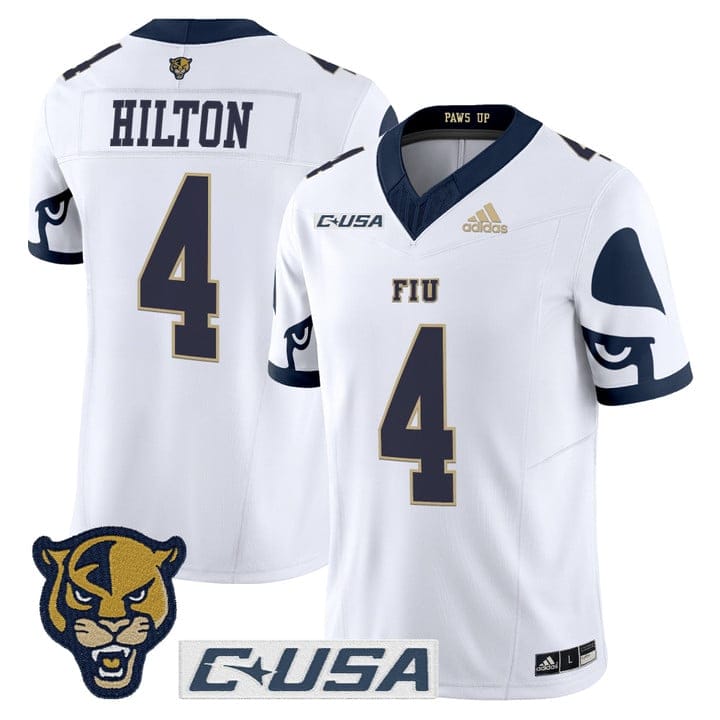 T.Y. Hilton Jersey #4 Florida International Panthers 2025 Stitched - Image 5