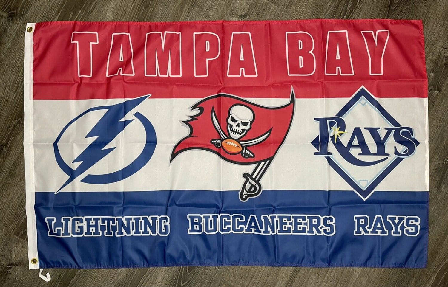 Tampa Bay Buccaneers Rays Lightning Flag 3x5 ft Sports Banner Man-Cave Garage
