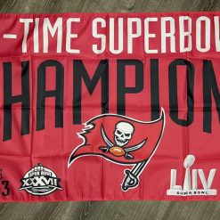 Tampa Bay Buccaneers Super Bowl Championship Flag 3x5 ft Banner Man-Cave