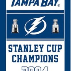 Tampa Bay Lightning 2004 Champion Flag 3X5Ft Polyester Digital Print Banner USA