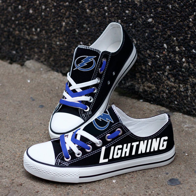 Tampa Bay Lightning Low Top Canvas Sport Sneakers Shoes For Men Women Fans