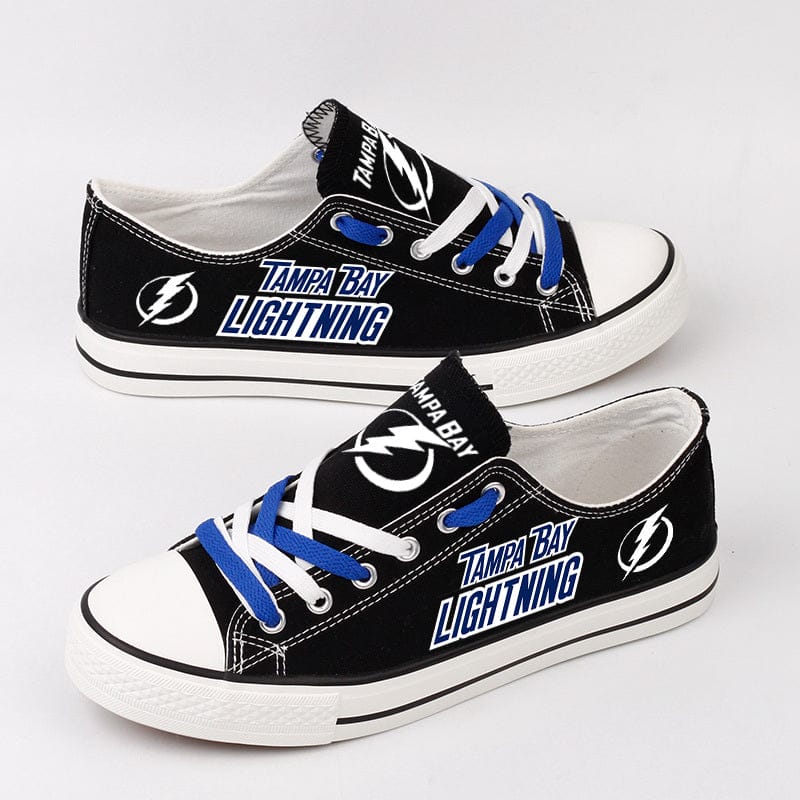 Alternative view of Tampa Bay Lightning Low Top Canvas Sport Sneakers Shoes For Men Women Fans