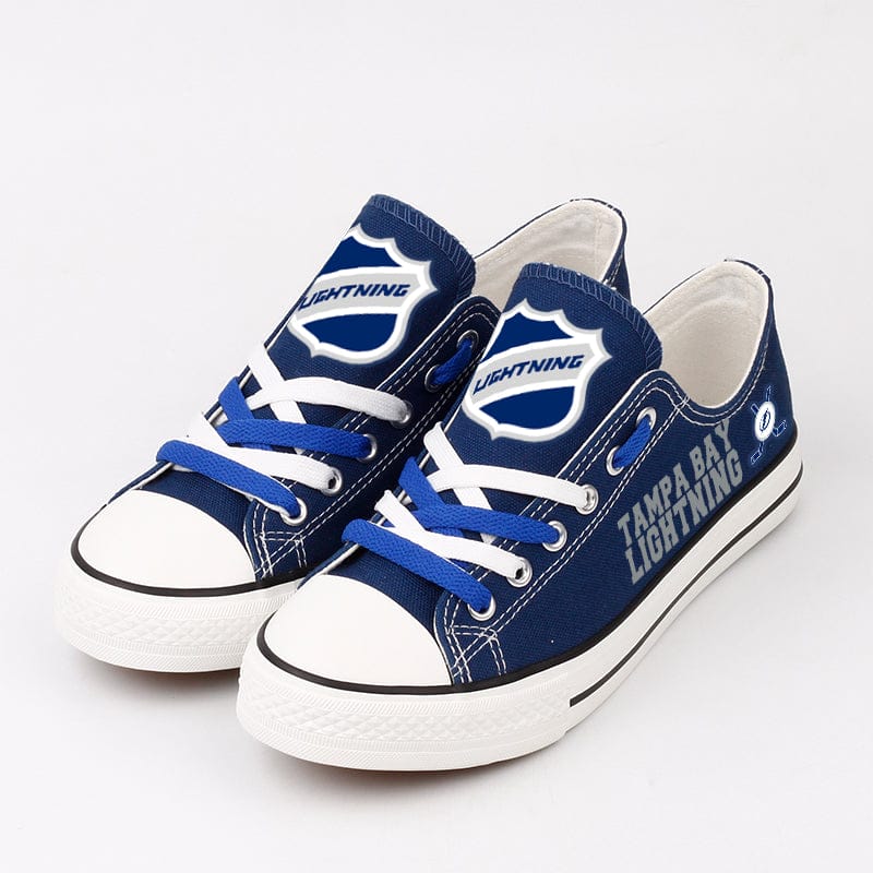 Tampa Bay Lightning Low Top Canvas Sport Sneakers Shoes For Men Women Fans - Image 3