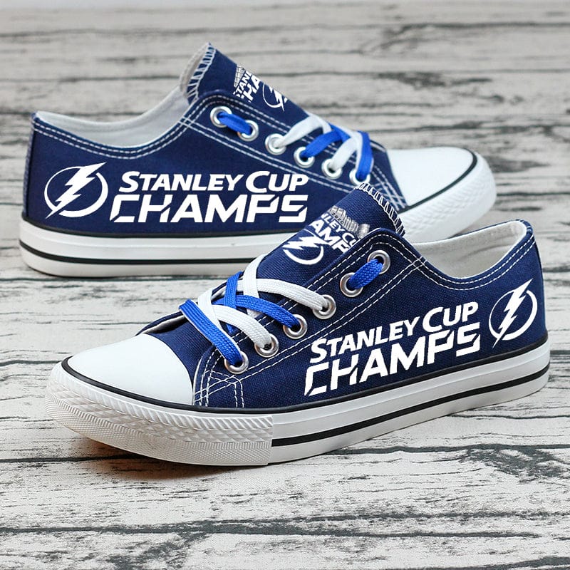 Tampa Bay Lightning Low Top Canvas Sport Sneakers Shoes For Men Women Fans - Image 7