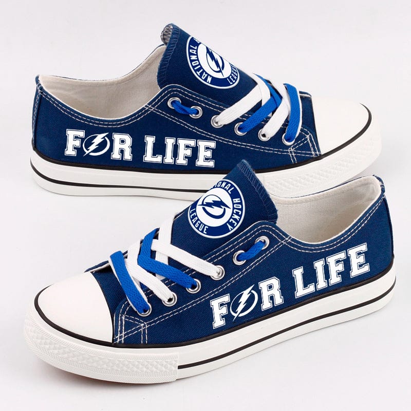 Tampa Bay Lightning Low Top Canvas Sport Sneakers Shoes For Men Women Fans - Image 4