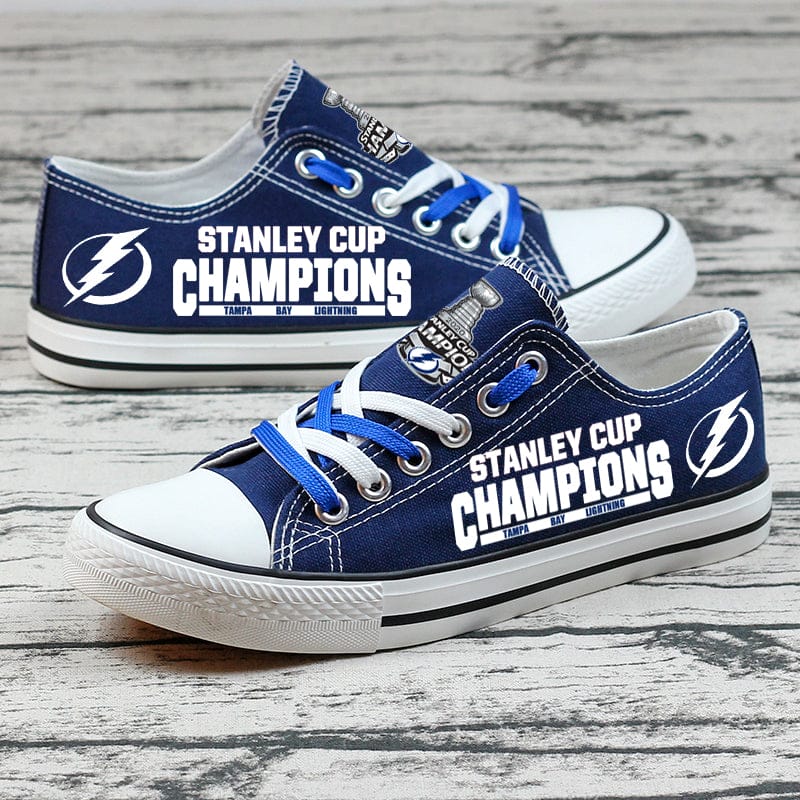 Tampa Bay Lightning Low Top Canvas Sport Sneakers Shoes For Men Women Fans - Image 5