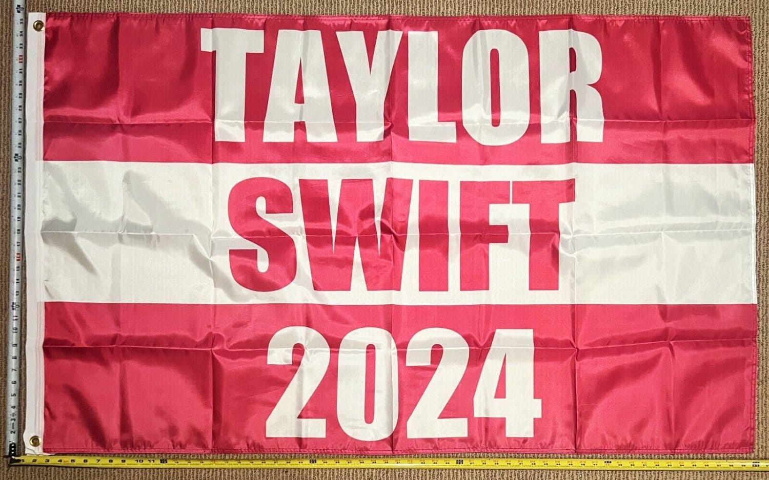 Taylor Swift Flag 2024 Travis Kelce Swifties Dorm Beer Sign USA 3x5ft