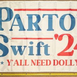 Taylor Swift Flag Parton 24 Kelce Swifties Dorm Beer Sign USA 3x5ft