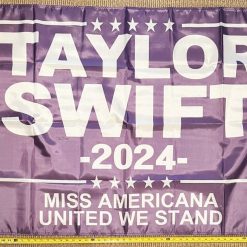 Taylor Swift Flag Pur Travis Kelce Swifties Dorm Beer Sign USA 3x5ft