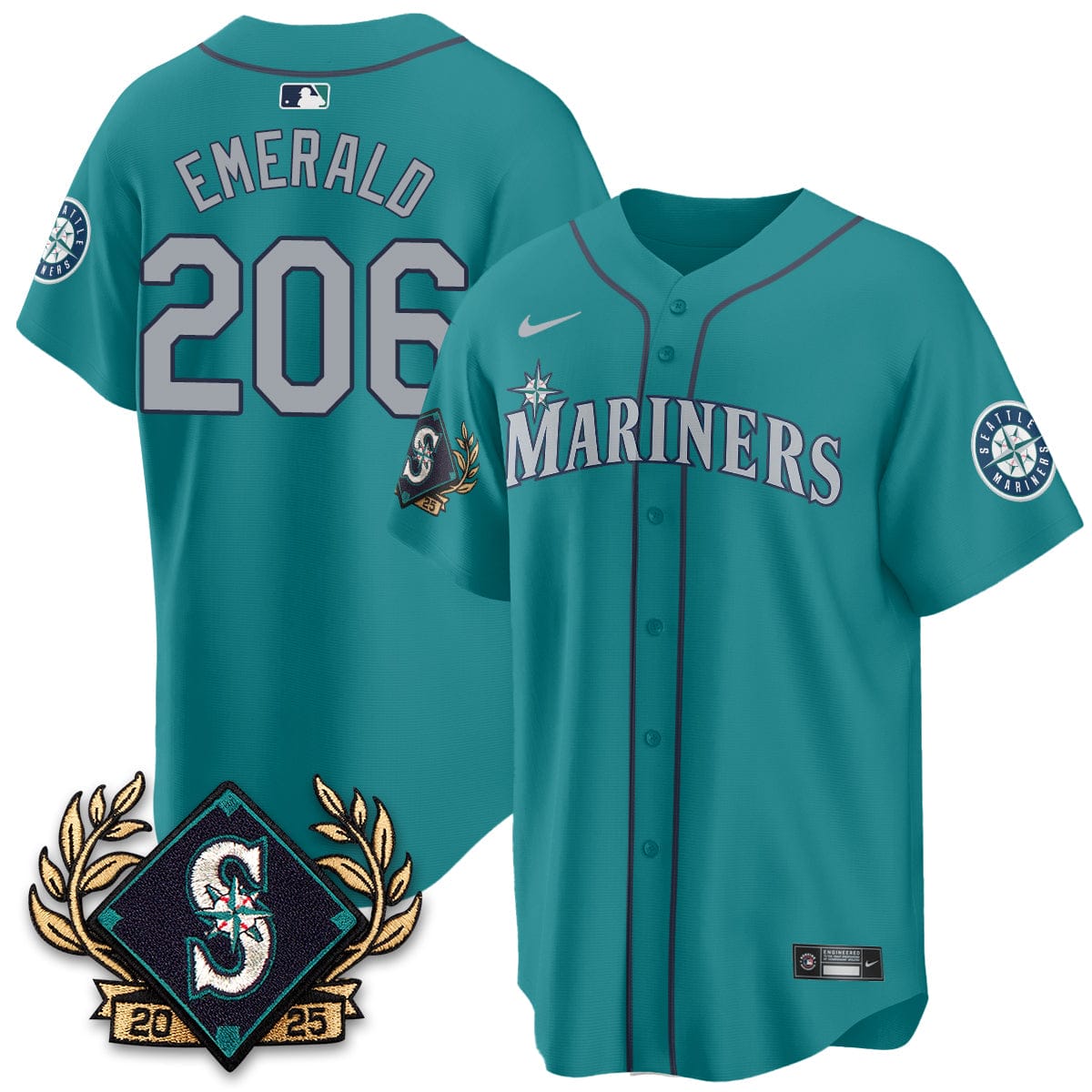 Seattle Mariners 2025 Series Champions Jersey - All Stitched - Image 24