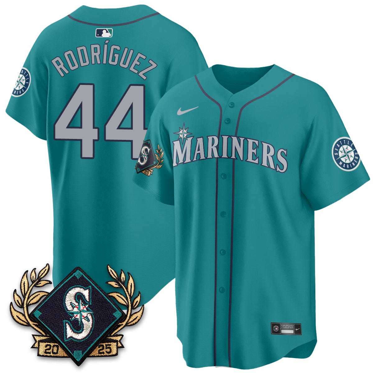 Seattle Mariners 2025 Series Champions Jersey - All Stitched - Image 3