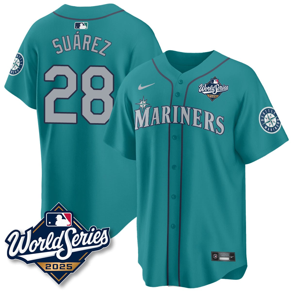 Seattle Mariners 2025 World Series Jersey - All Stitched - Image 28