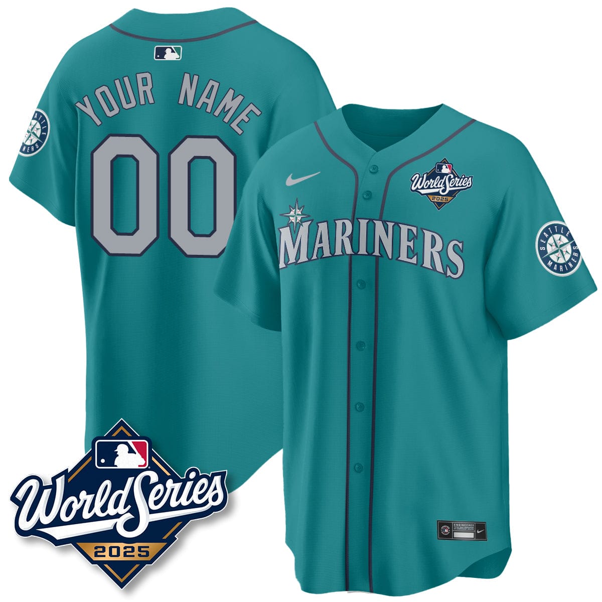Seattle Mariners 2025 World Series Jersey - All Stitched - Image 29