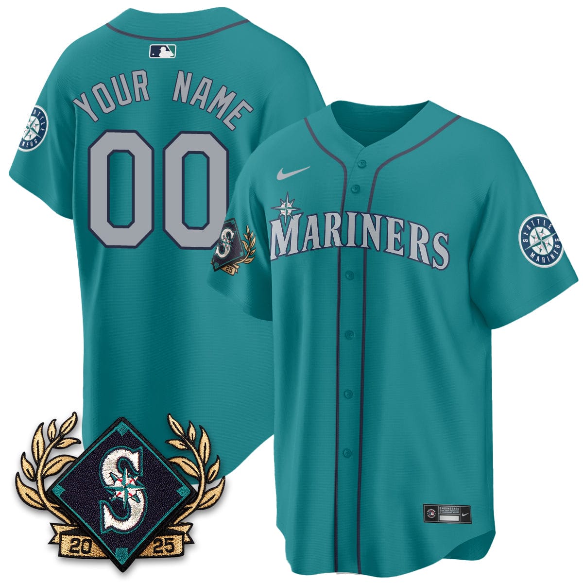 Seattle Mariners 2025 Series Champions Jersey - All Stitched - Image 29