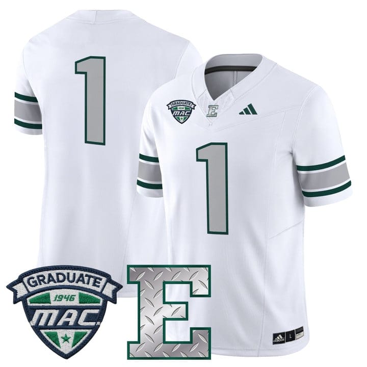 Alternative view of Team Jersey #1 Eastern Michigan Eagles 2025 Vapor Limited Stitched