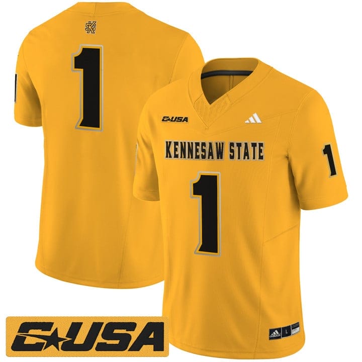 Team Jersey #1 Kennesaw State Owls 2025 Vapor Limited Stitched - Image 5