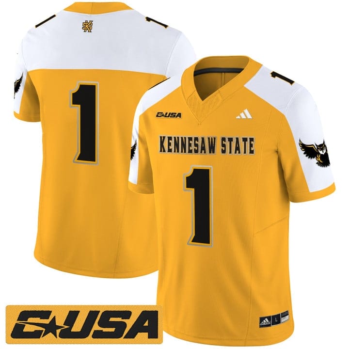 Team Jersey #1 Kennesaw State Owls 2025 Vapor Limited Stitched - Image 4