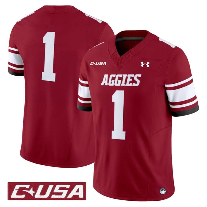 Team Jersey #1 New Mexico State Aggies 2025 Vapor Limited Stitched - Image 5